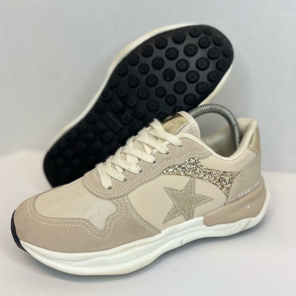 Vintage Havana Run Sneaker Nude/Glitter Women’s Size 8M - Picture 1 of 16